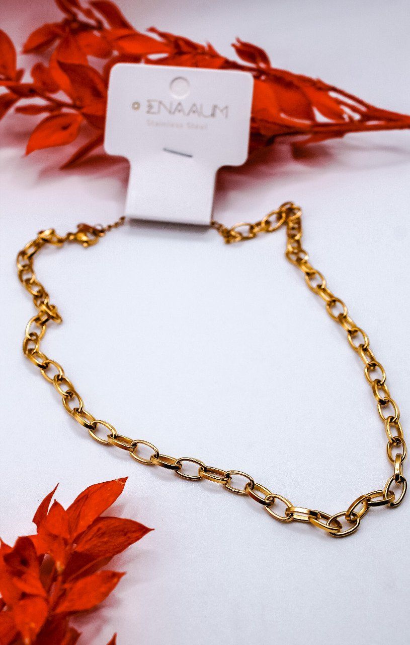 Collier "Maille "Acier inoxydable